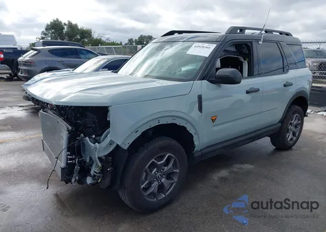 2024 Ford Bronco Sport Badlands z USA, uszkodzony, nr VIN 3FMCR9D90RRF67950